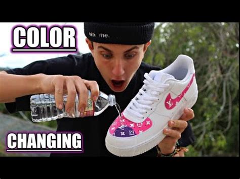 color changing louis vuitton custom shoes insane|COLOR CHANGING .